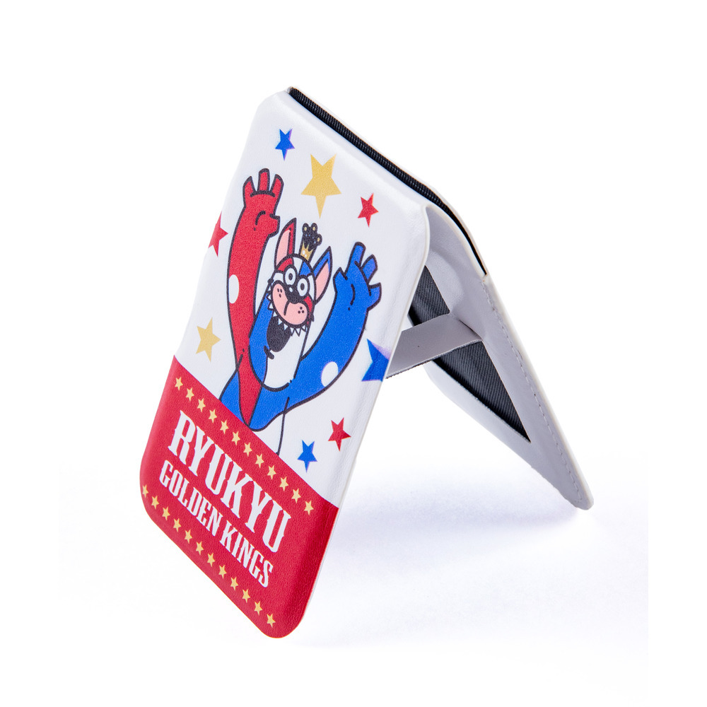 琉球ゴールデンキングス ネオン時計 スマホスタンド ポーチ セット