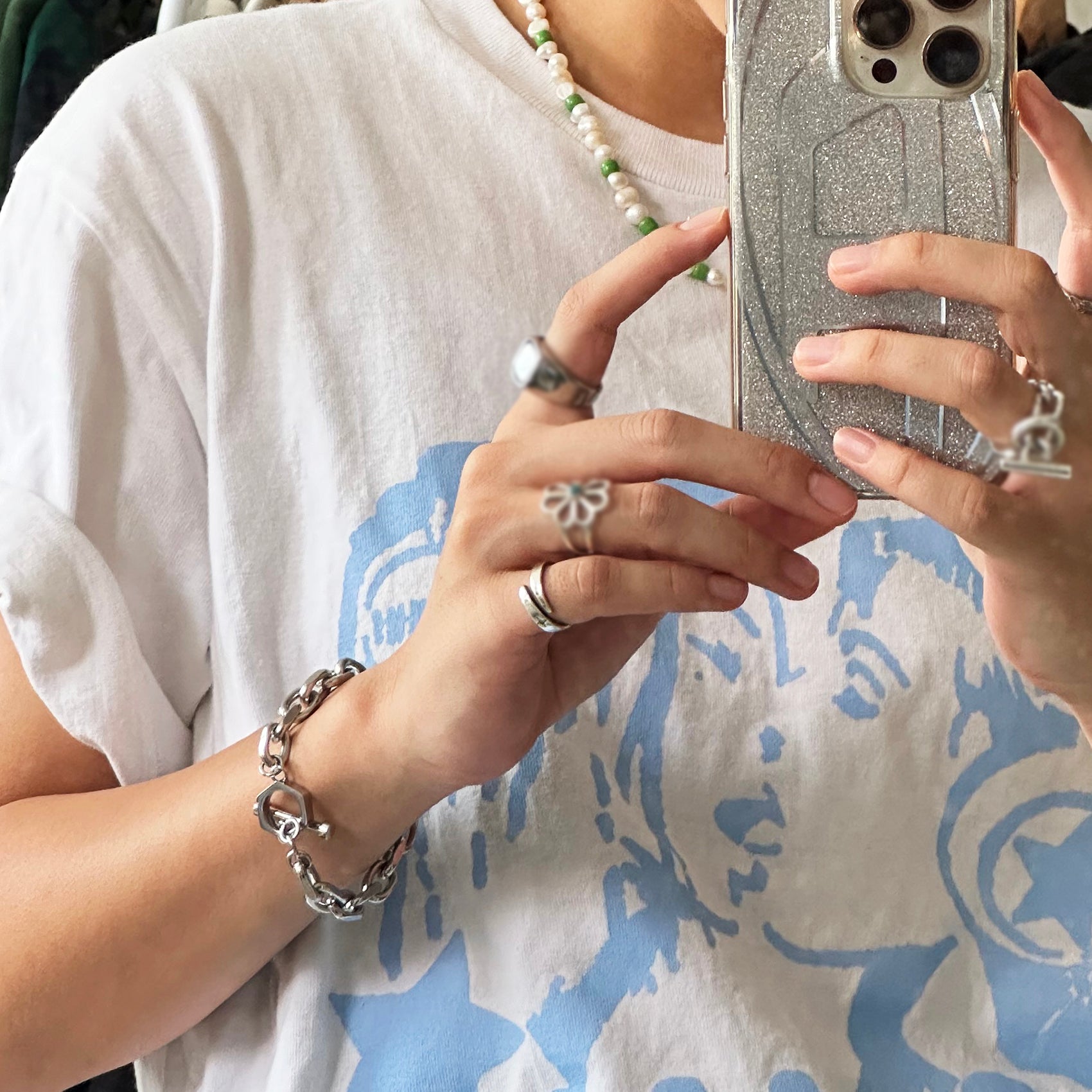 マンテルチェーンブレスレット(L) / SGB-249 – BLESS