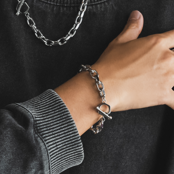 マンテルチェーンブレスレット(L) / SGB-249 – BLESS