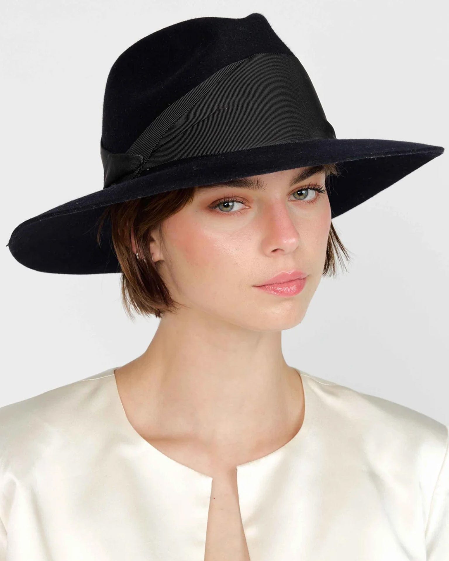 Freya Gardenia in Midnight Wool - Bliss Boutiques