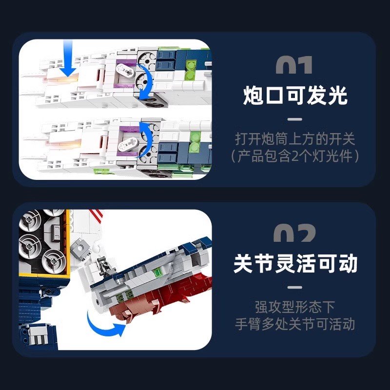 JIESTAR JS-58144 | 4682 Pcs JieStar 58144 SDF-1 Macross | Pieces