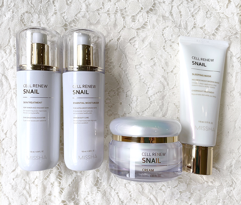 乾燥する秋冬におすすめ！ミシャSN(スネイル)スキンケアシリーズ4品の