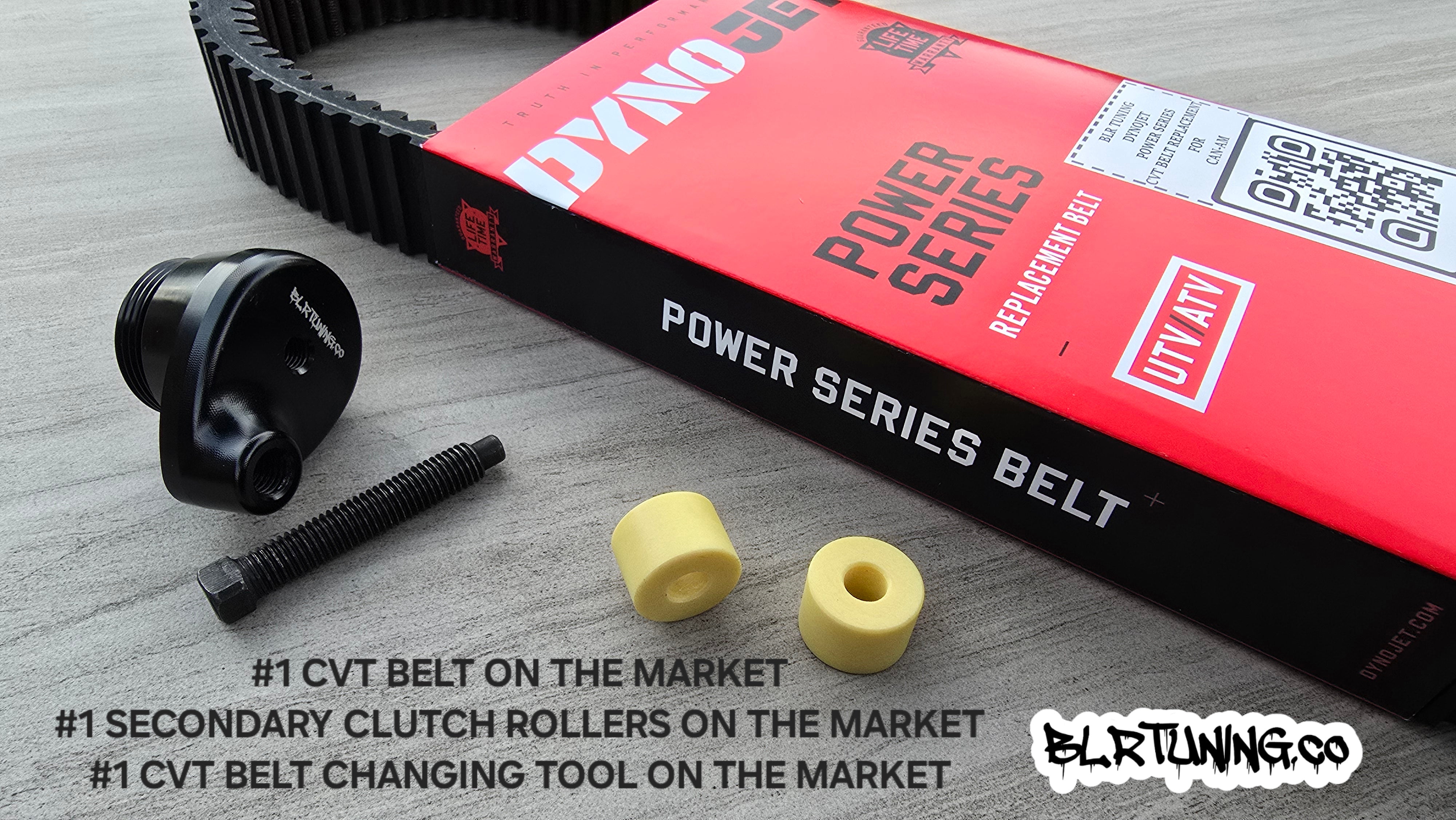 CAN-AM RYKER HEAVY DUTY SECONDARY CLUTCH ROLLERS AND DYNOJET POWER