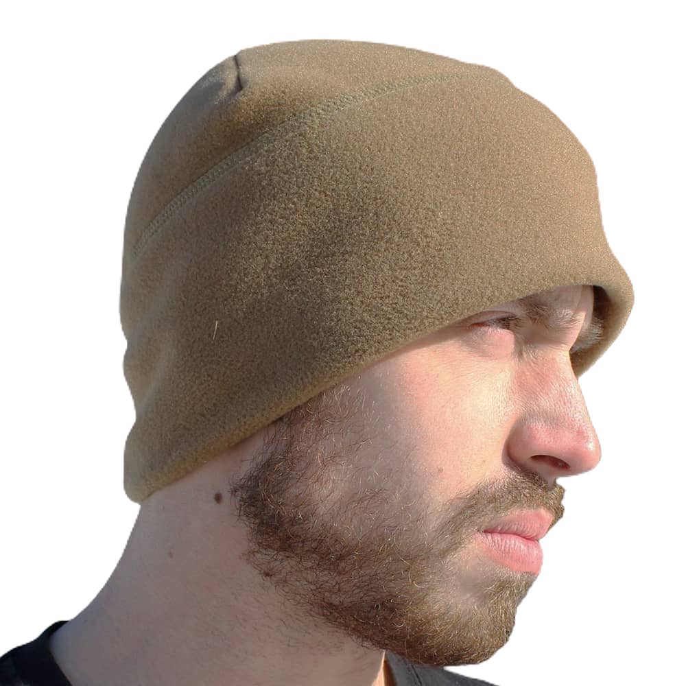 Polartec Military Issue Micro Fleece Cap Coyote Brown Cap