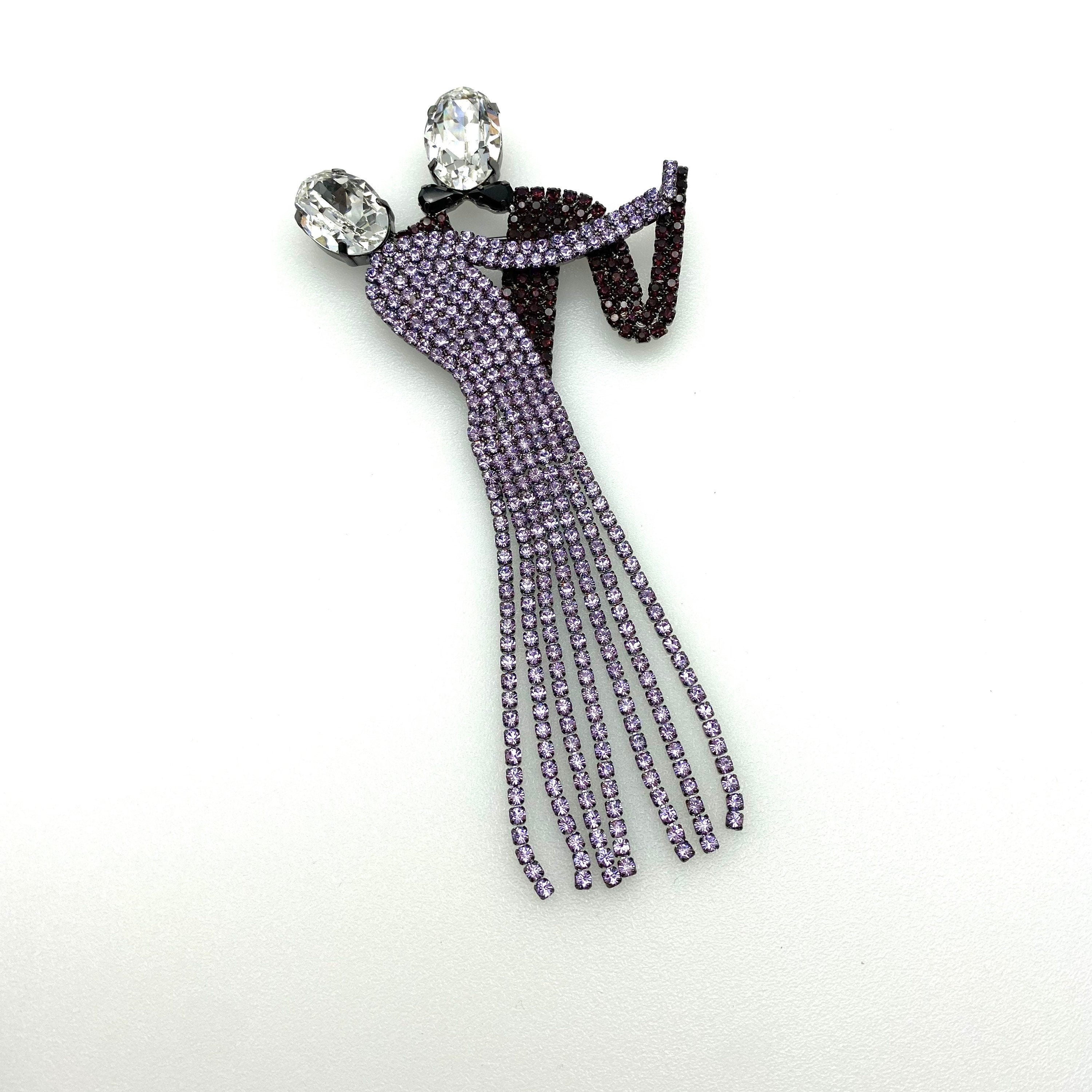 Butler and Wilson Limited Edition Dancing Couple Brooch – Bramble