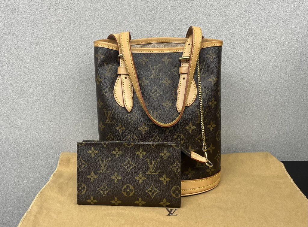 ルイ・ヴィトン バケットPM モノグラム ポーチ付き M42238 2001年製造