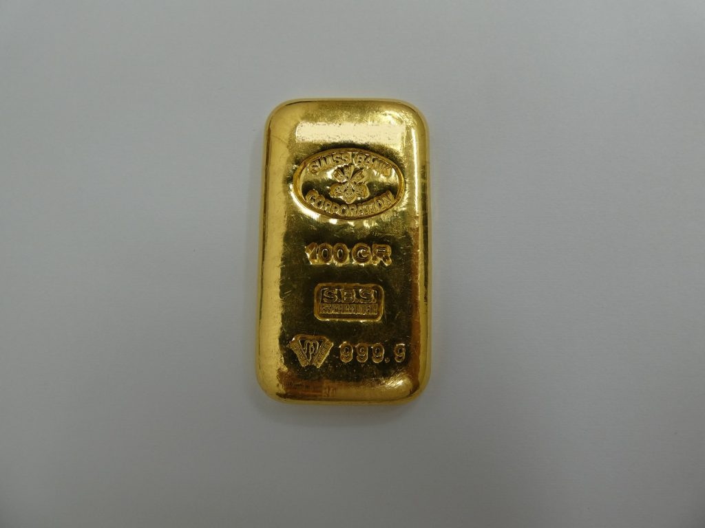 K24 999.9 純金 スイスバンク インゴット 100GR 高価買取｜他社より