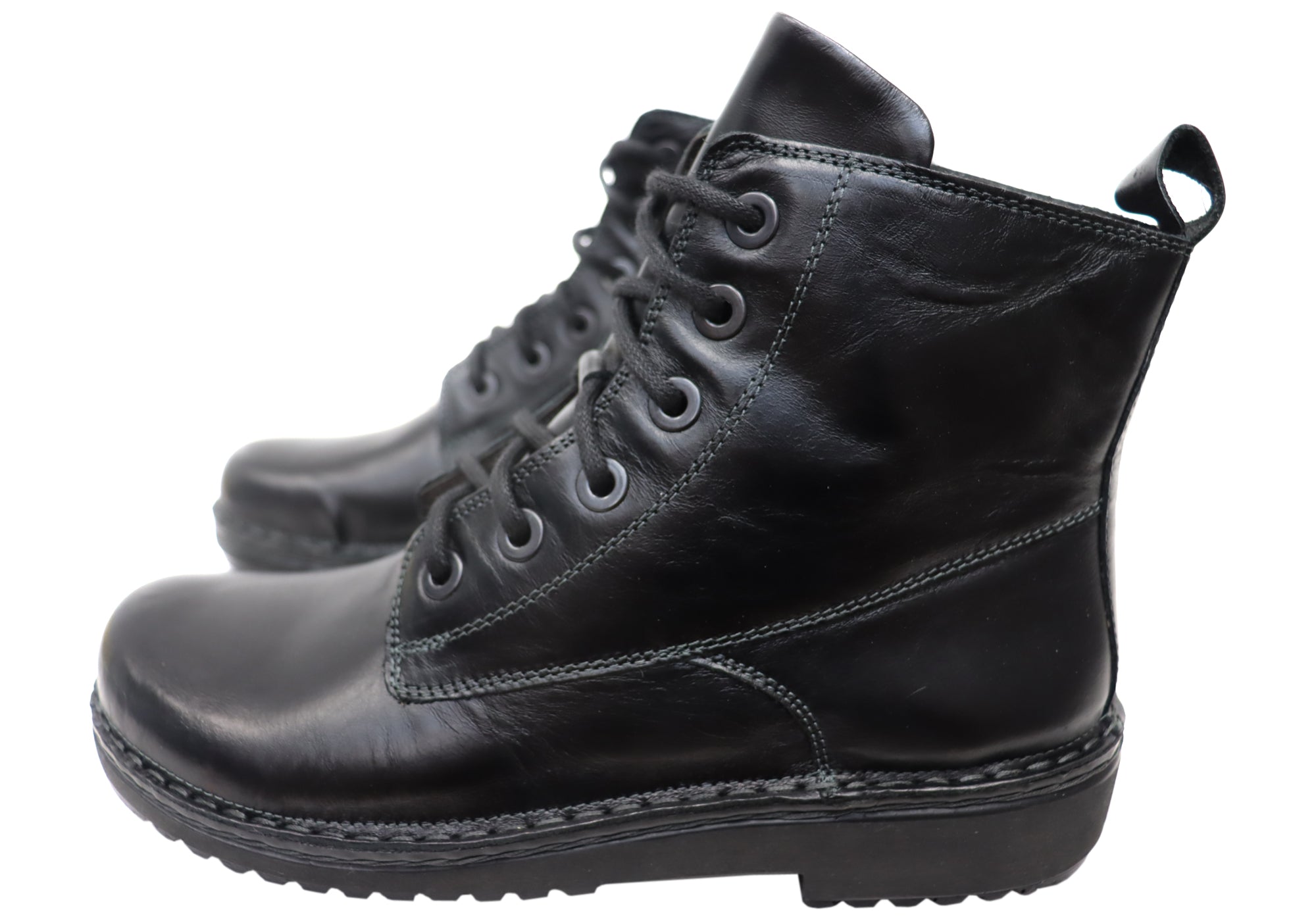 Naot Claudia Womens Leather Comfy Lace Up Boots – Brand House Direct