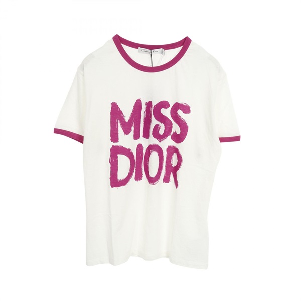 MISS DIOR ラインストーン付きTシャツ MISS DIOR ラインストーン付きT