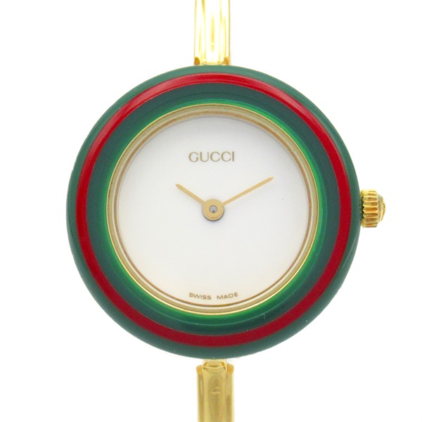 グッチ(GUCCI)グッチ チェンジベゼル 腕時計 時計 レディース 11/12.2