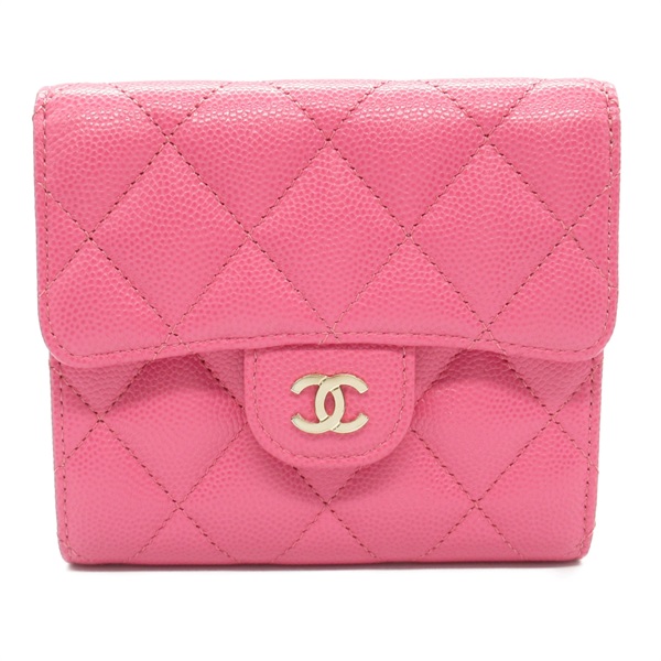 シャネル(CHANEL)シャネル マトラッセ 三つ折り財布 三つ折り財布 財布