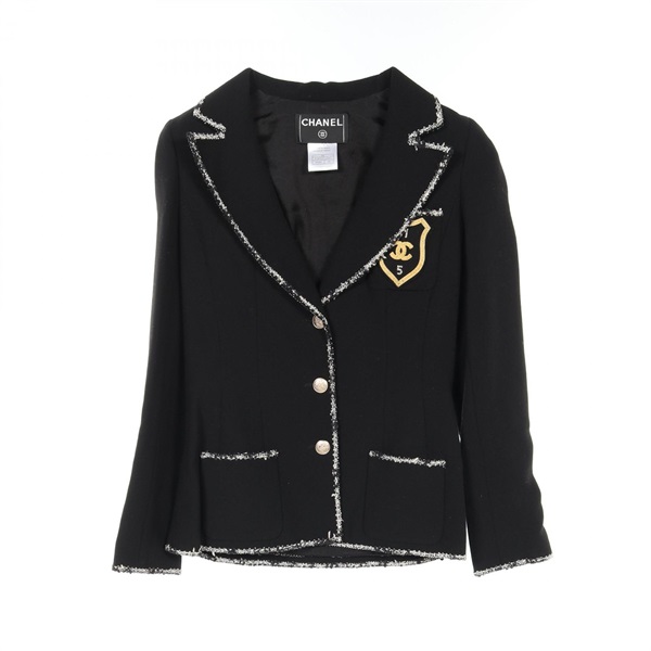 シャネル(CHANEL)シャネル 05C ココマーク テーラードジャケット 衣料