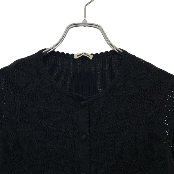 ミュウ ミュウ(Miu Miu)ミュウ ミュウ ニットカーディガン