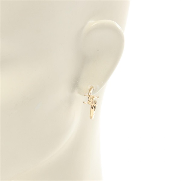 セリーヌ(CELINE)セリーヌ トリオンフ アシンメトリックフープ ピアス