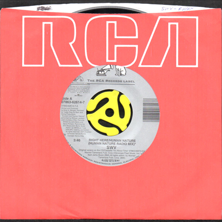 SWV / RIGHT HERE - HUMAN NATURE (45's) - Breakwell Records