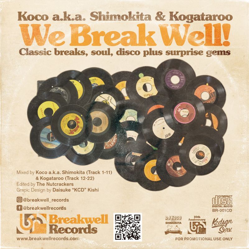 DJ KOCO A.K.A. SHIMOKITA & KOGATAROO / BREAKWELL RECORDS PRESENTS