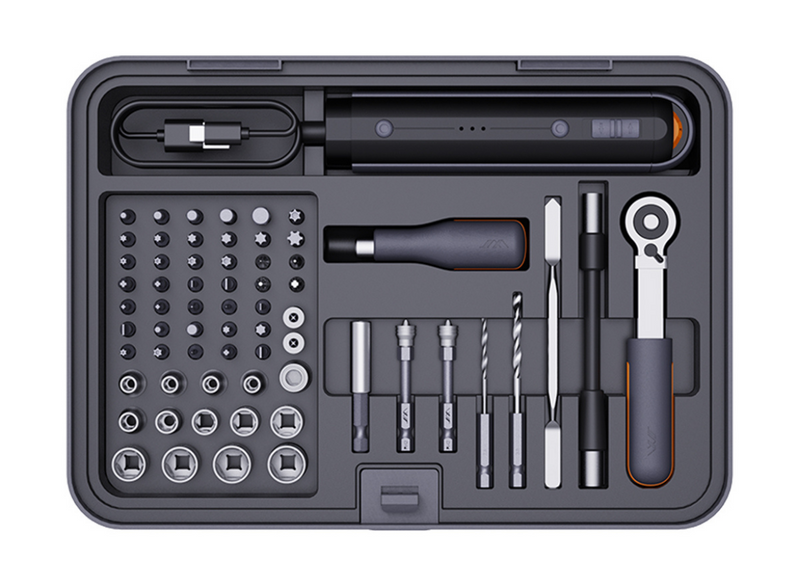 ドライバー/ドリル/ラチェットの3in1贅沢多機能セット【JIMIBOX X1-I】