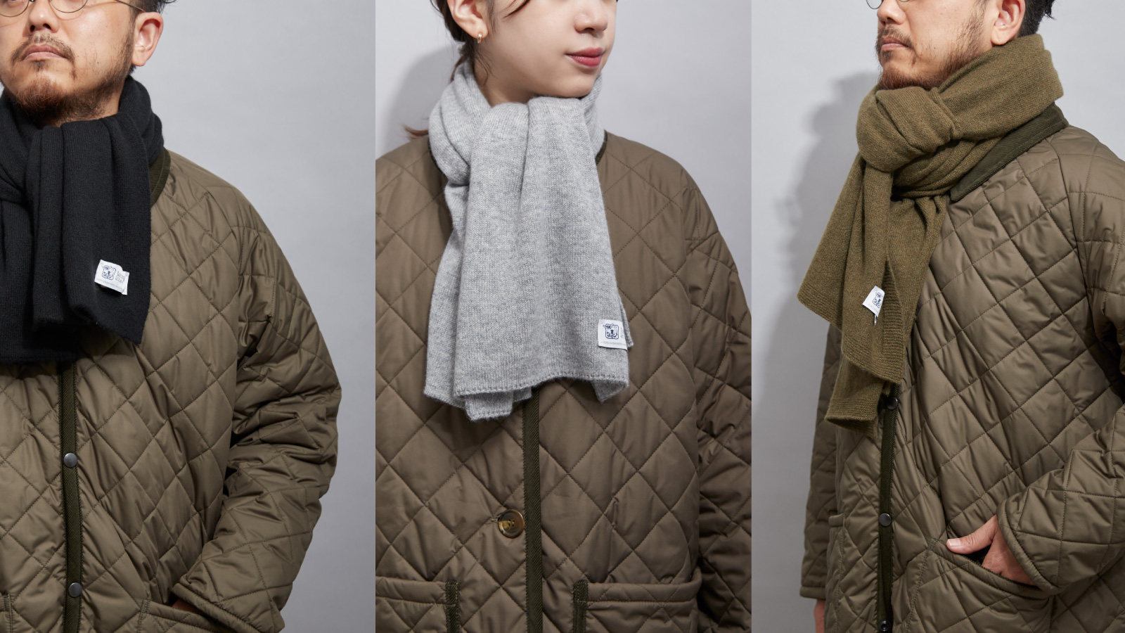 ジョンストンズ オブ エルガン｜ニットマフラーのサイズ選びを徹底