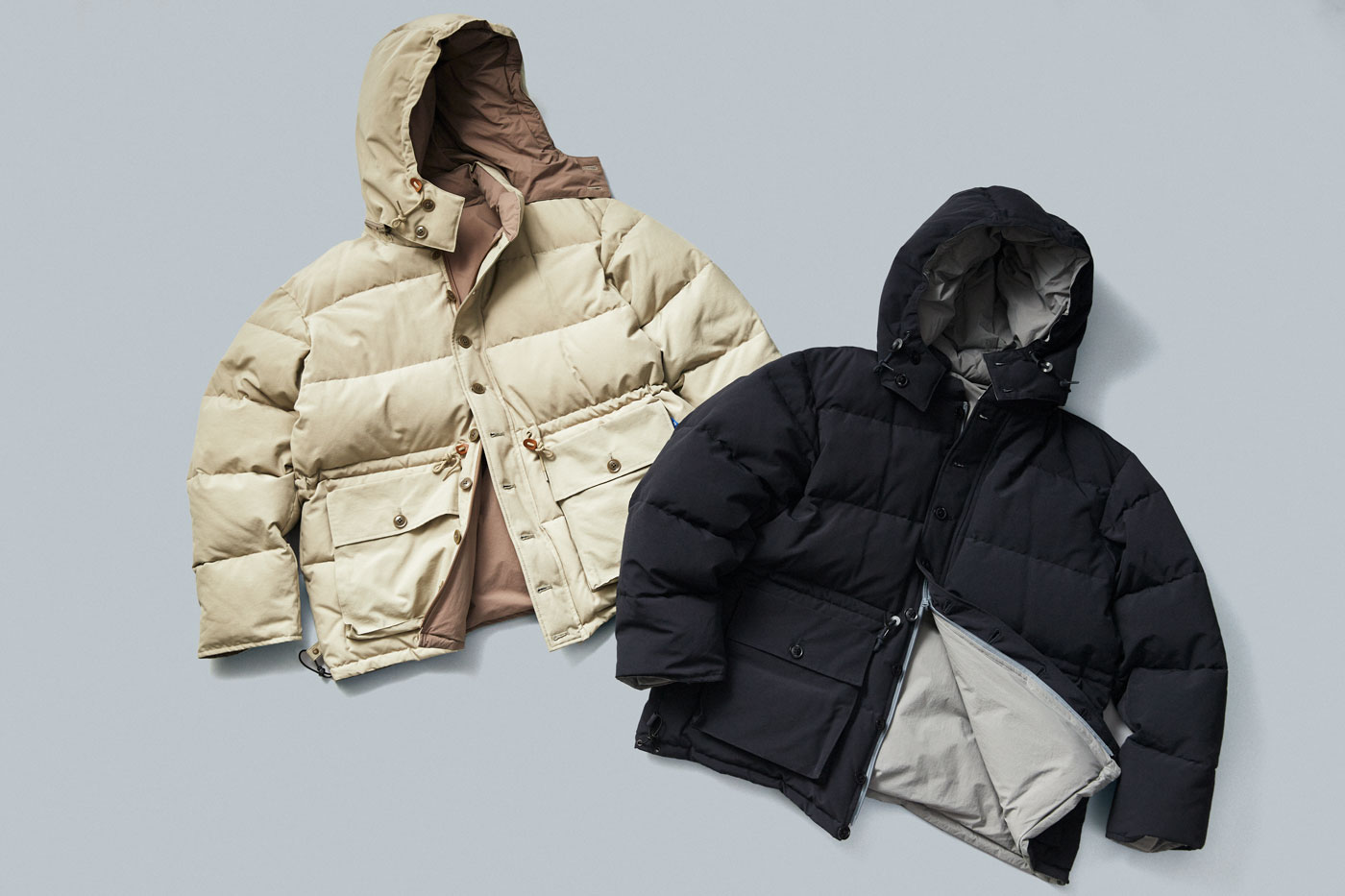 こだわりの別注品｜カレドアーのリバーシブルダウンジャケット