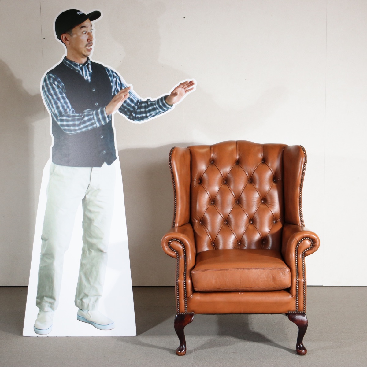 送料込み！ 【男前】ヴィンテージレザーアームチェア