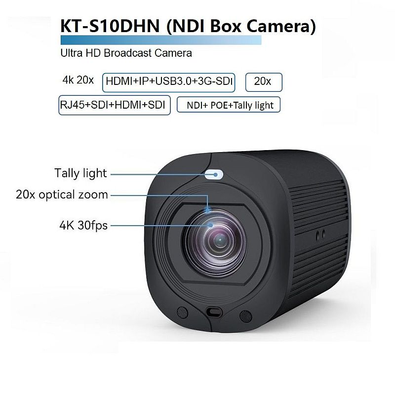 20倍ズーム 4K UHD BOXカメラ | ブロードデザイン株式会社