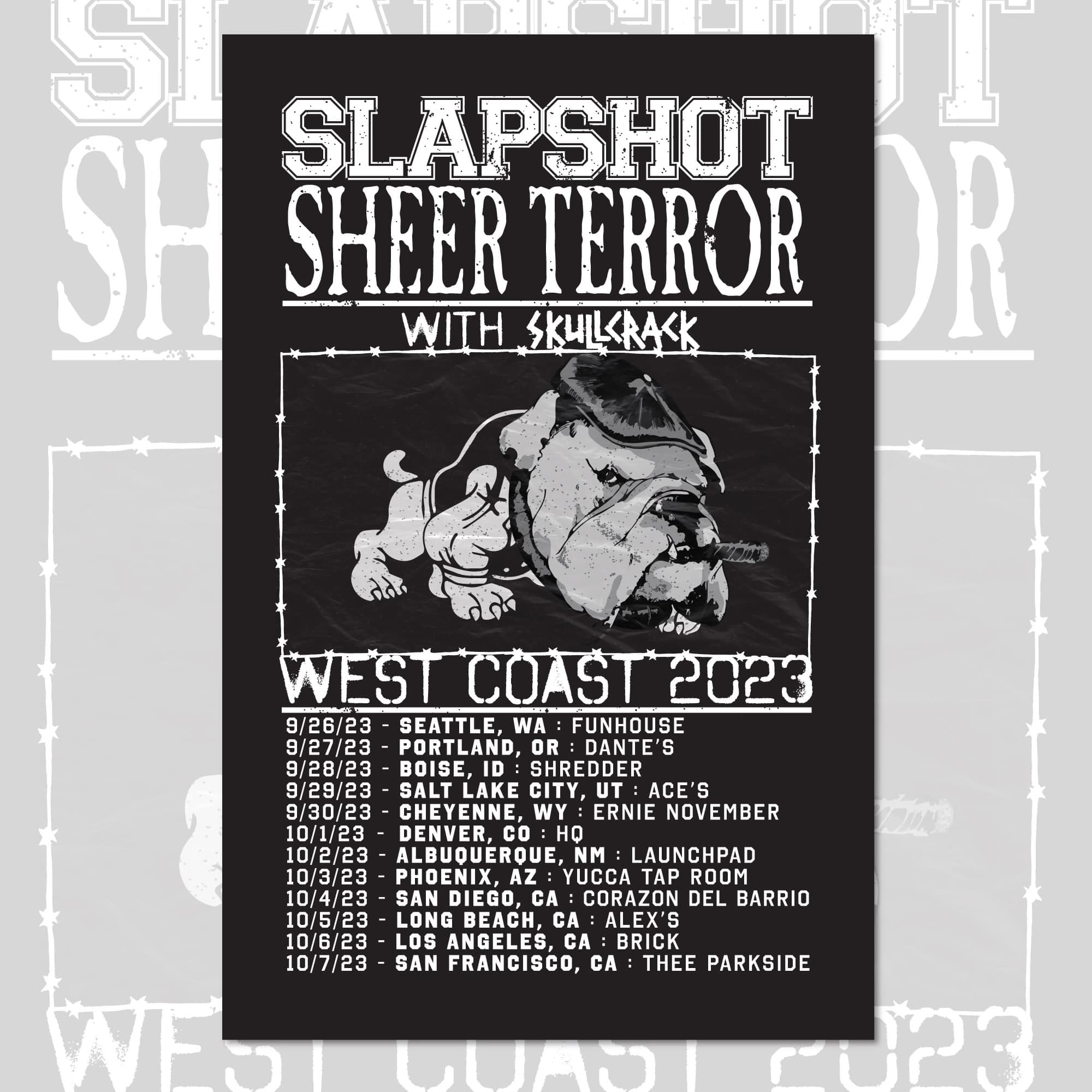 Sheer Terror reissue 3 albums (exclusive vinyl)