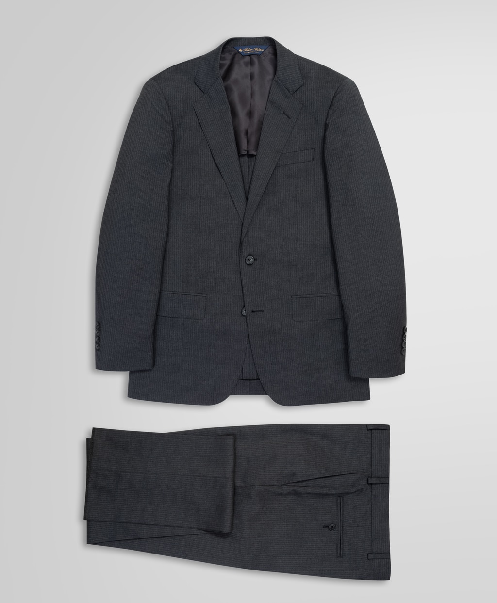 ウール ナローストライプ シングル2釦 スーツ Classic | Brooks