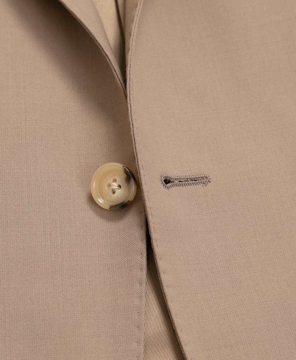 ポリエステル／ウール ポプリン 段返り3釦サックスーツ Traditional