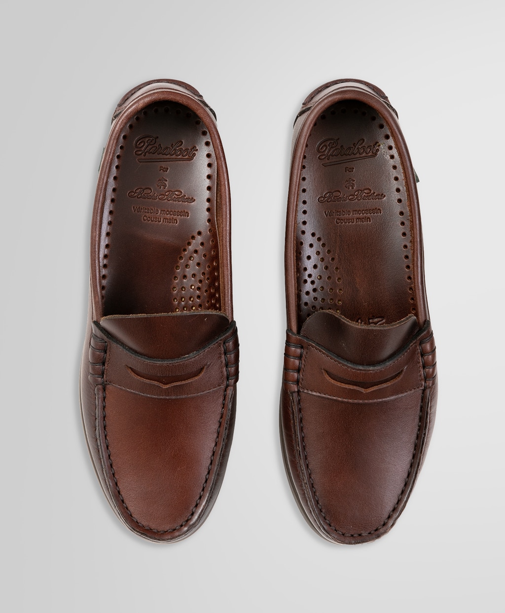 カウレザー モカシンコインローファー | Brooks Brothers Japan