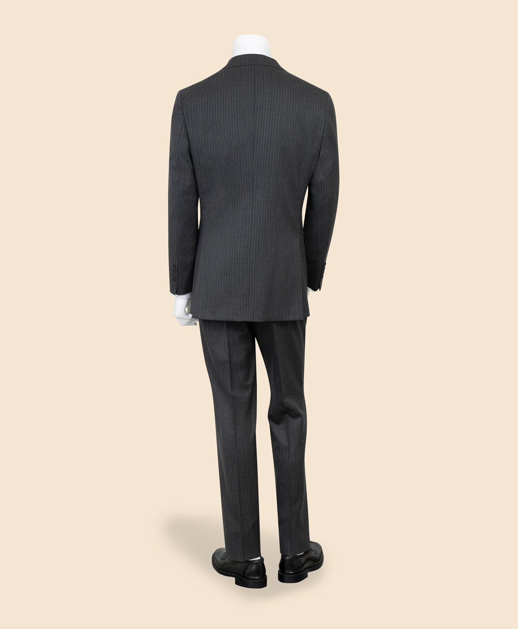ミラクルクリンプウール シャドーストライプ 段返り3釦スーツ TOKYO