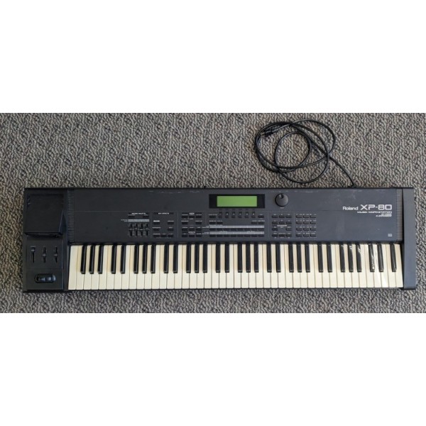 動作良好】Roland XP-80 シンセサイザー 76鍵盤 ソフトケース付き 動作