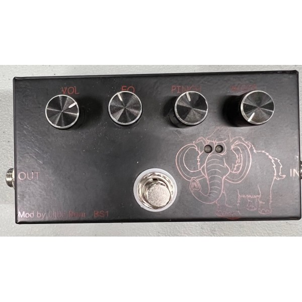 Mod By Little Bear BS1 Black (Zvex Wooly Mammoth Clone) Bass Pedal