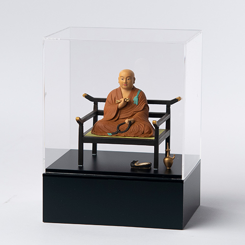 仏像】アクリルケース 木造 弘法大師坐像 身丈2寸用 | 展示ケース