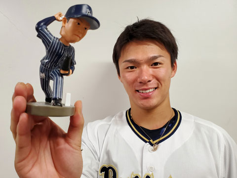 Bs選手ボブルヘッド付きチケット】9/25～27北海道日本ハム戦で山本由伸