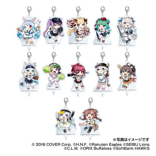 ホロライブ×パ・リーグ6球団】描き下ろしイラストグッズ販売中！＆10/3