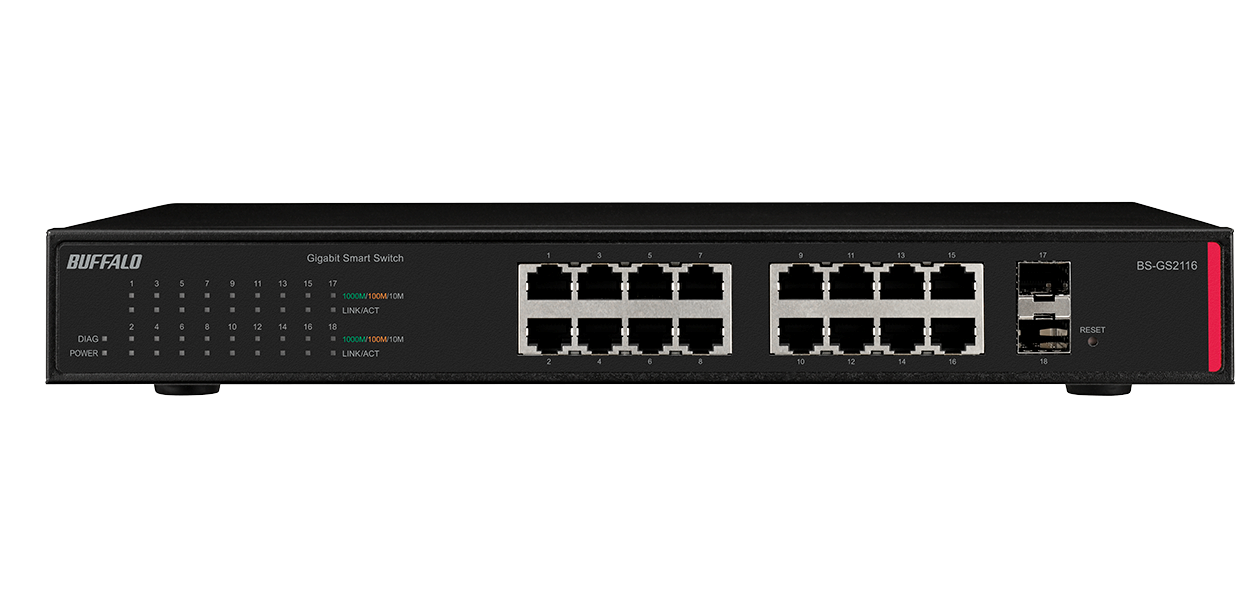 動作保証温度50℃、最長5年保証に対応した法人向けレイヤー2 Giga