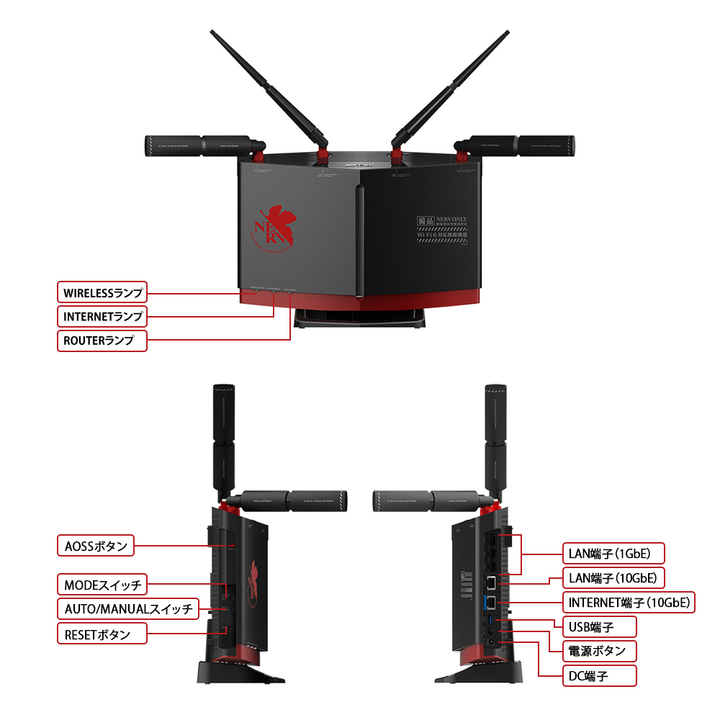 WXR-5950AX12/EVA : Wi-Fiルーター : AirStation | バッファロー