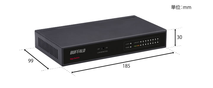 LSW5-GT-8NS/WH : スイッチングハブ | バッファロー