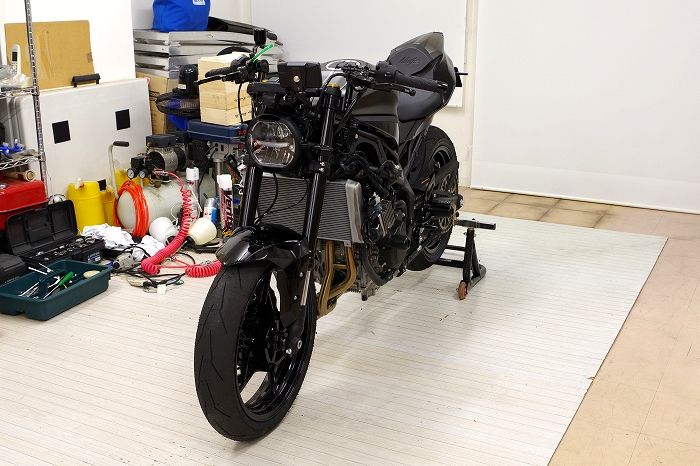 カワサキZX-25R SE（2023） アップハン化