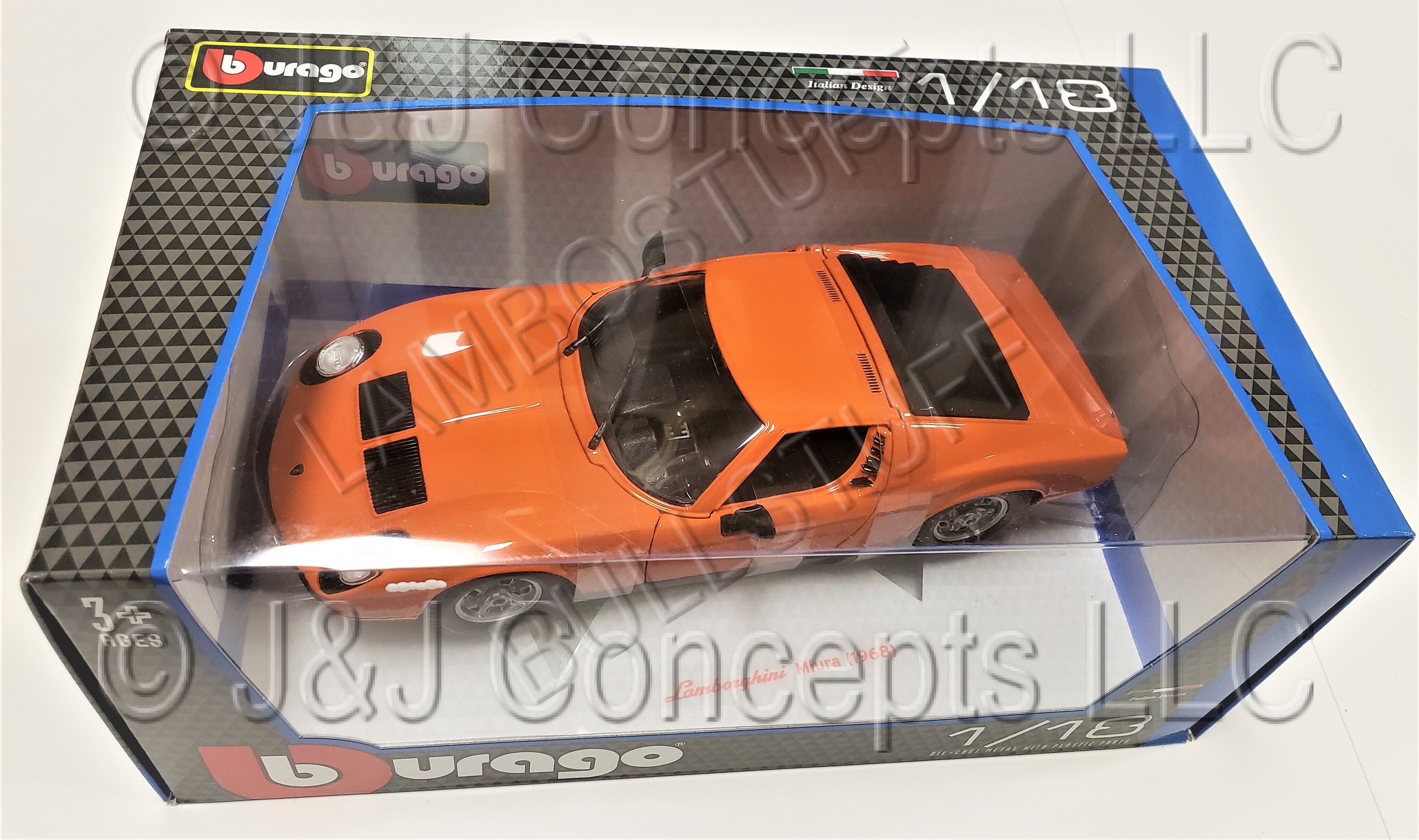 Lamborghini BBURAGO LAMBORGHINI MIURA 1:18 - Lamborghini Part