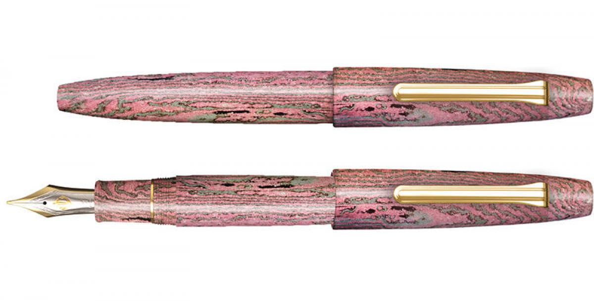 新製品】日本画モチーフの「長刀研ぎエボナイト万年筆」第7弾｜