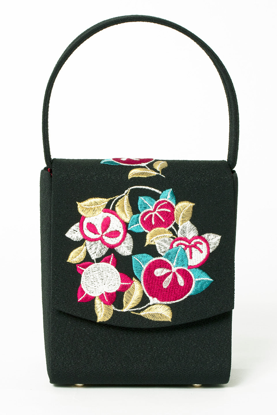 専用☆新品◇和想庵 正絹×本革 和装バッグ 刺繍 源氏香 トート 専用