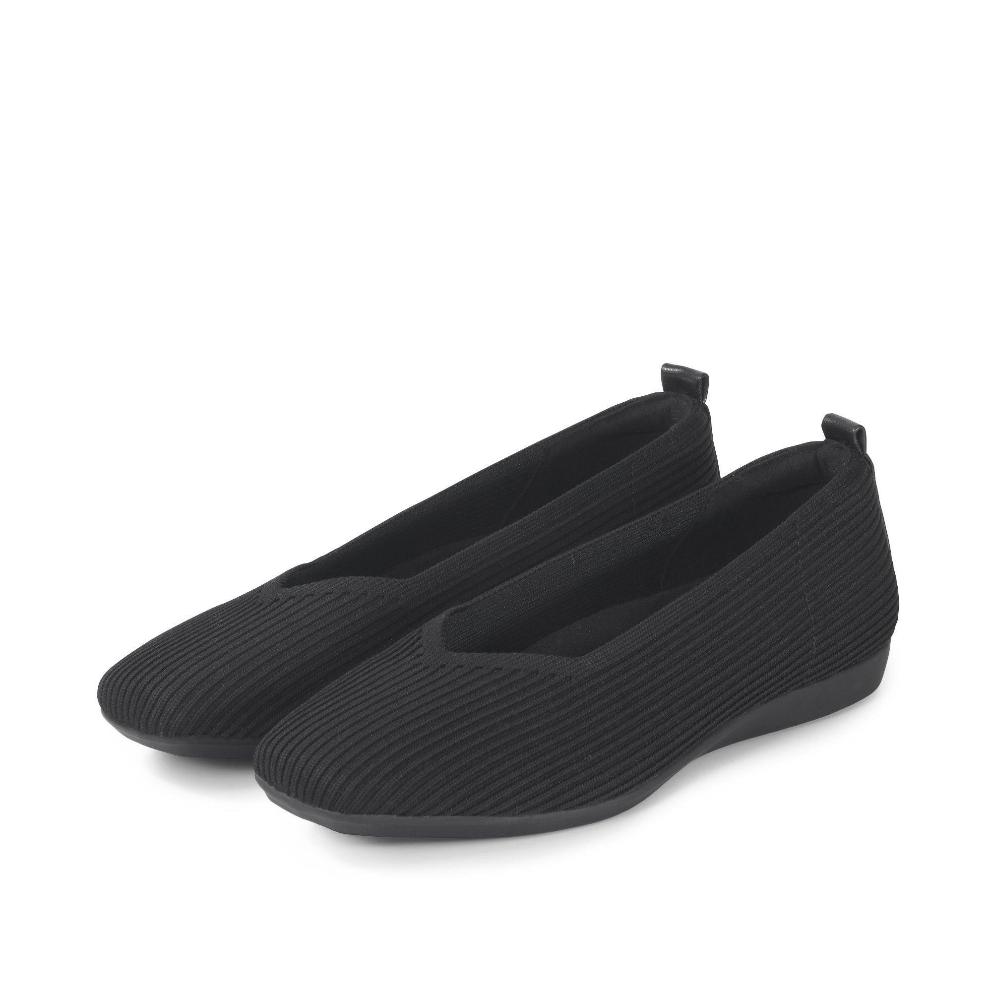 Vicenza Knit Ballet Flats (Nero) – bussola