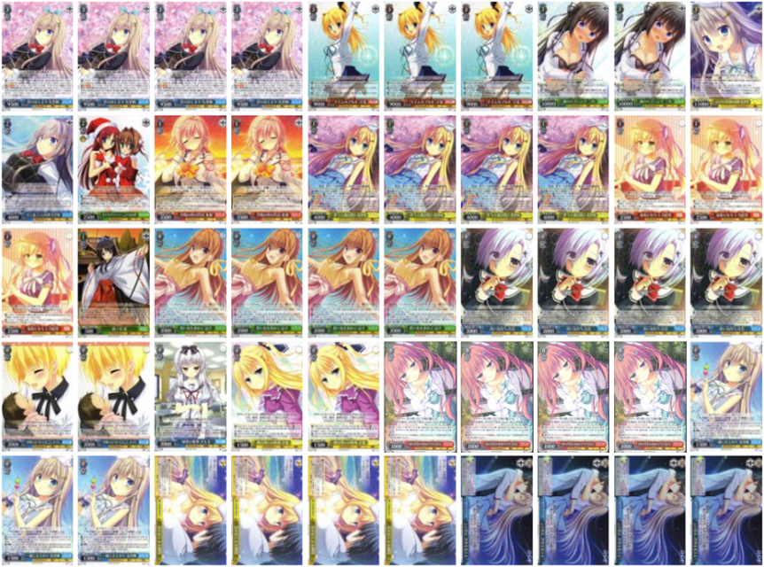 ヴァイスシュバルツ D.C. ダ・カーポ ストブ扉 デッキ パーツ大量 引退