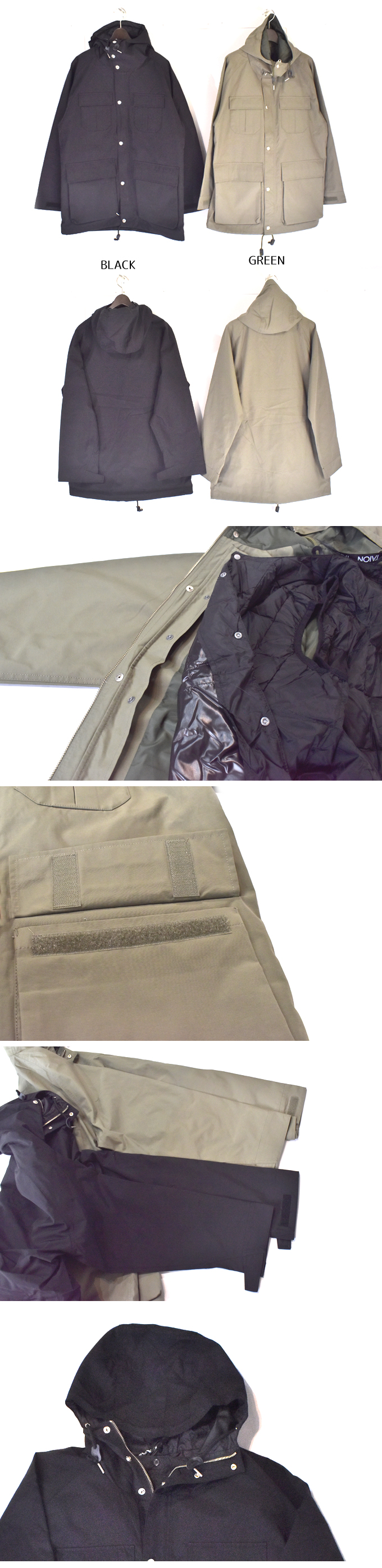 CR クラシックマウンテンパーカーSET / 2 color | TAION（タイオン