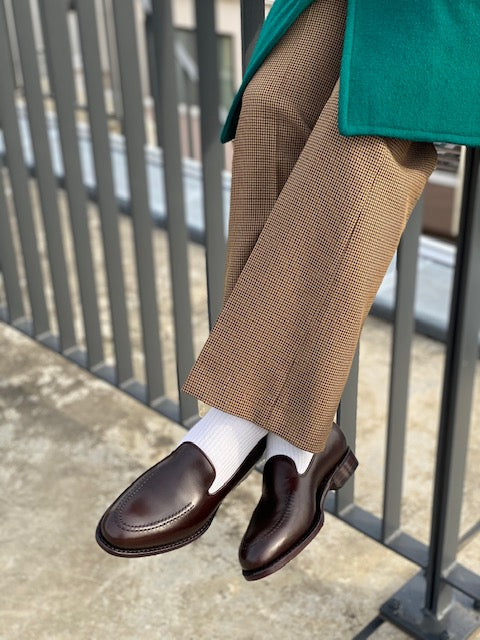 ローファー | 98957 / DARK BROWN CALF (LEATHER SOLE) - Jalan Sriwijaya