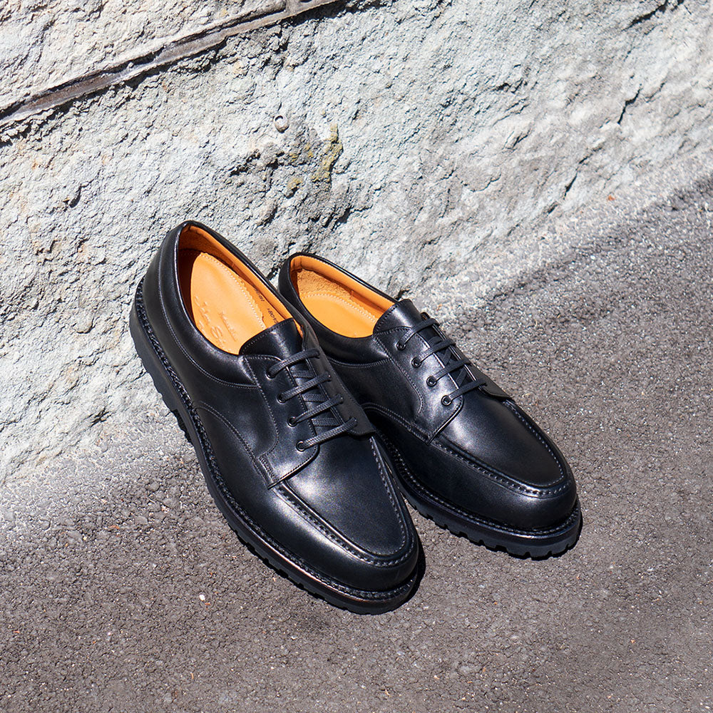 カジュアルシューズ | 99081 / BLACK CALF (VIBRAM SOLE) - Jalan