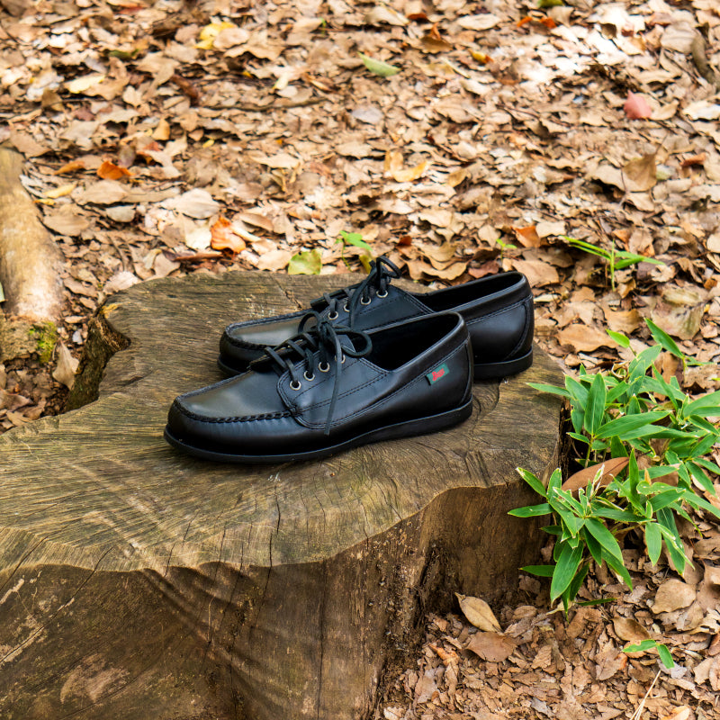 カジュアルシューズ | 12011 CAMP MOC / BLACK MONO (RUBBER SOLE