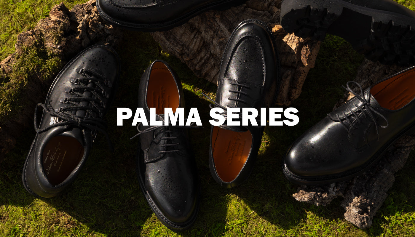 Jalan Sriwijayaが撥水レザーと軽量ソールの「PALMAシリーズ」で新境地