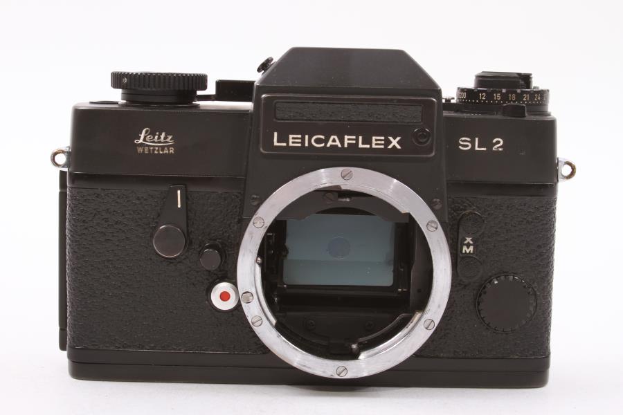 Used Leica Leicaflex SL2 35mm Film SLR Camera Body Black - Green